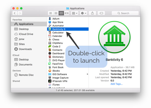 can i download banktivity 6 on os x el capitan for mac